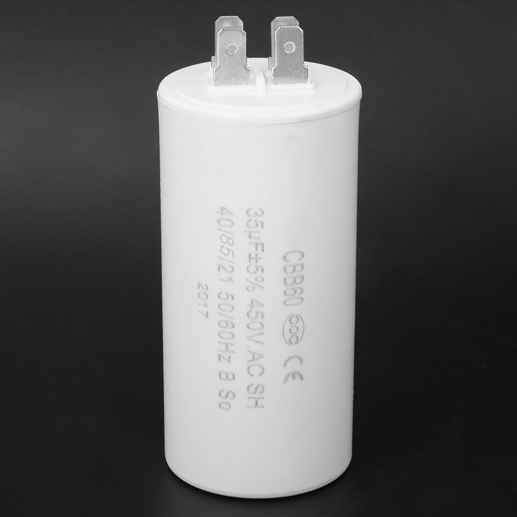 CBB60 EcO Friendly 4 Pin Motor Running Start Capacitor 450V 35uf ESR 0.2 for Appliance