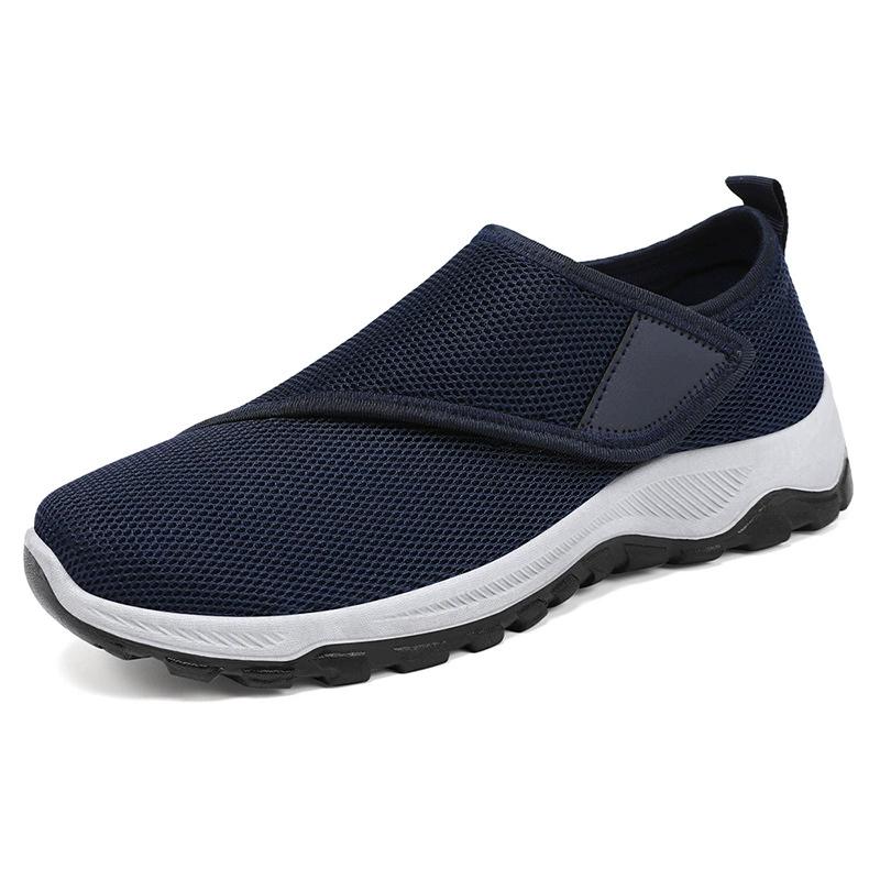 Women's Orthopedic Walking Shoes for Wide Feet & Swollen Feet - Adjustable Straps Soft Fabric Upper Breathable -Friendly Sneakers with MD Sole