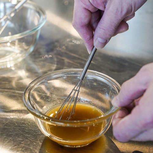 Aoyoshi Whisk, 13.5cm, Stainless Steel Muddler, Made In Japan, with Mini Whisk Mirror, 032103