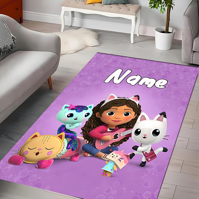 Custom personalization Gabby's Dollhouse Area Rug - Perfect For Kitchen, Bathroom,Laundry Room Decor Large Size Available,Gift All Seasons