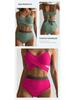 2023 European & American Women's Sexy Criss-Cross Backless Bikini Swimsuit