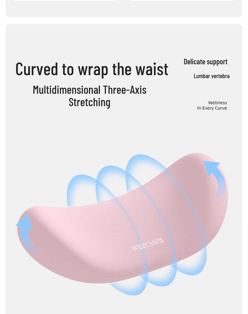 Lumbar Support Pillow for Sleeping - Specially Designed for Lower Back & Spine Alignment