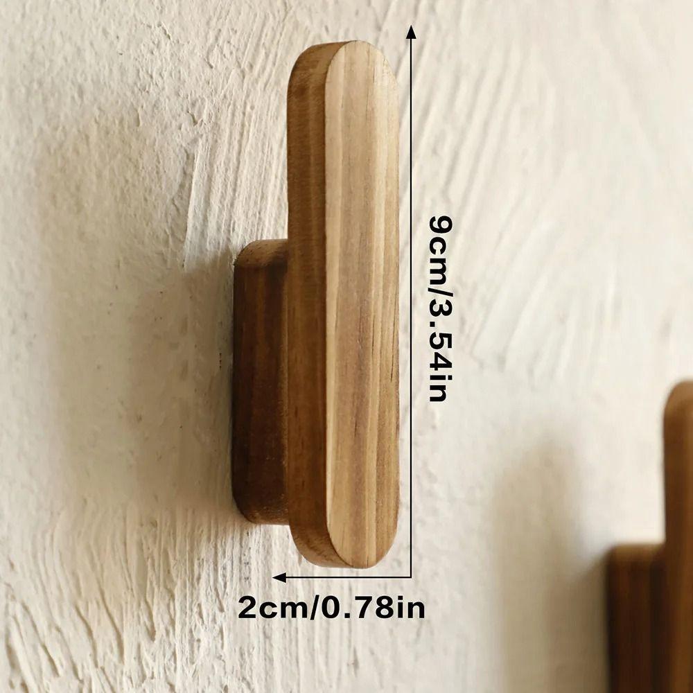Bohemian Wall Hooks Rustic Wood Hooks Creative Door Hanger  Home Decoration
