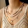 Vacation Style Bead Necklaces Multi-layer Bohemian Necklaces Sweet Clavicle Chain Girl