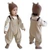 Baby Baby Loose Cute [TUPOLILI] Salopettes, Overalls, Rompers, Waffle, Boys, Girls, Coveralls, Clothes, Cotton, All-in-one, Spring, Summer, Autumn,