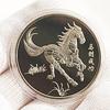 40 мм Китайские монеты Счастливое животное Лошадь Коллекционные монеты Металлическая коллекция Сувенир на Новый год 2026
