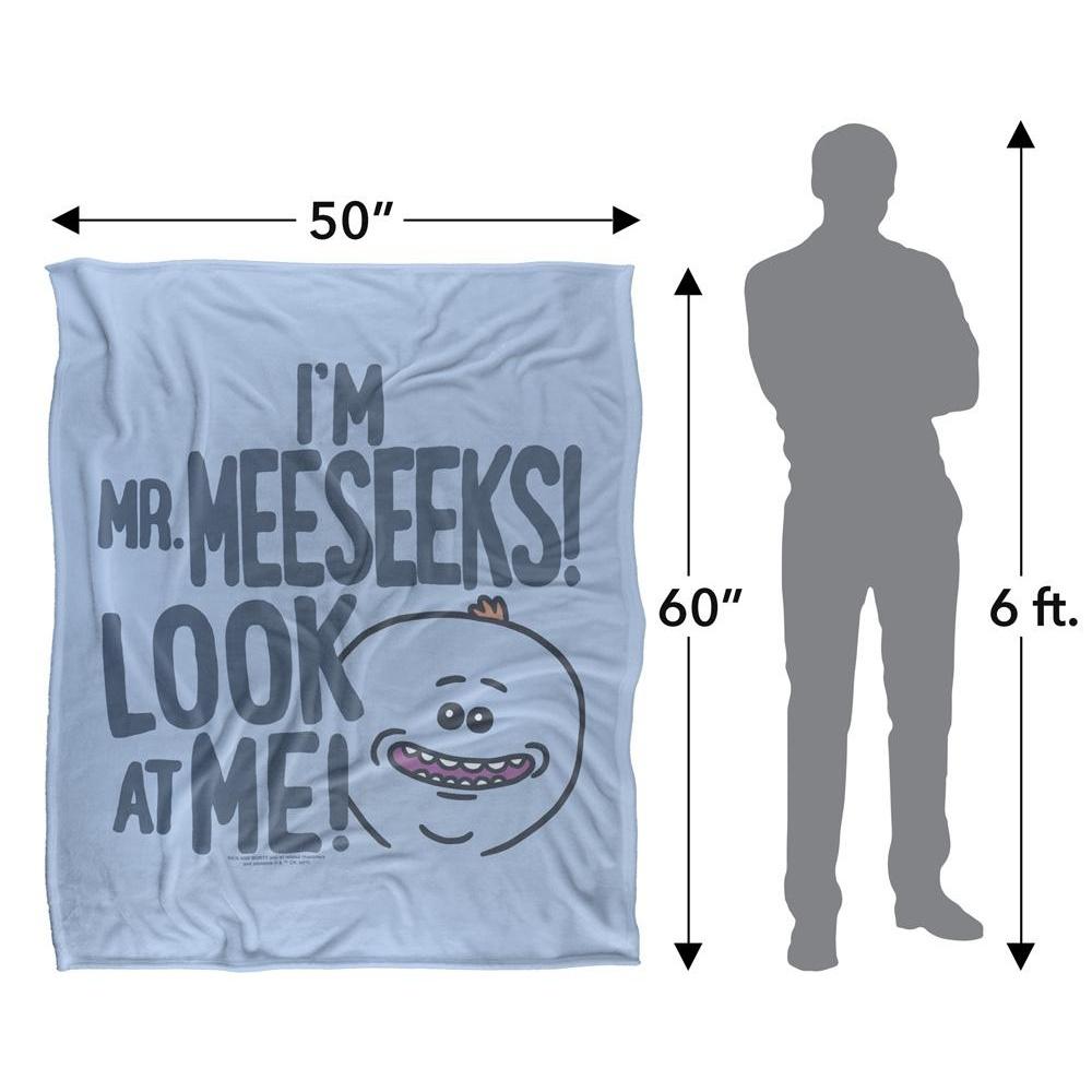 Rick And Morty Look At Me Mr Meeseeks Blanket