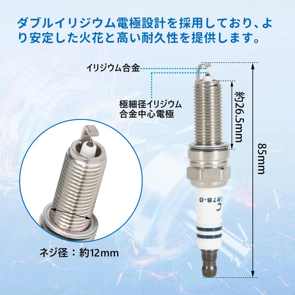 3 Pack Double Iridium Premium RX Plugs for N-BOX JF1 JF2 N-ONE JG1 JG2