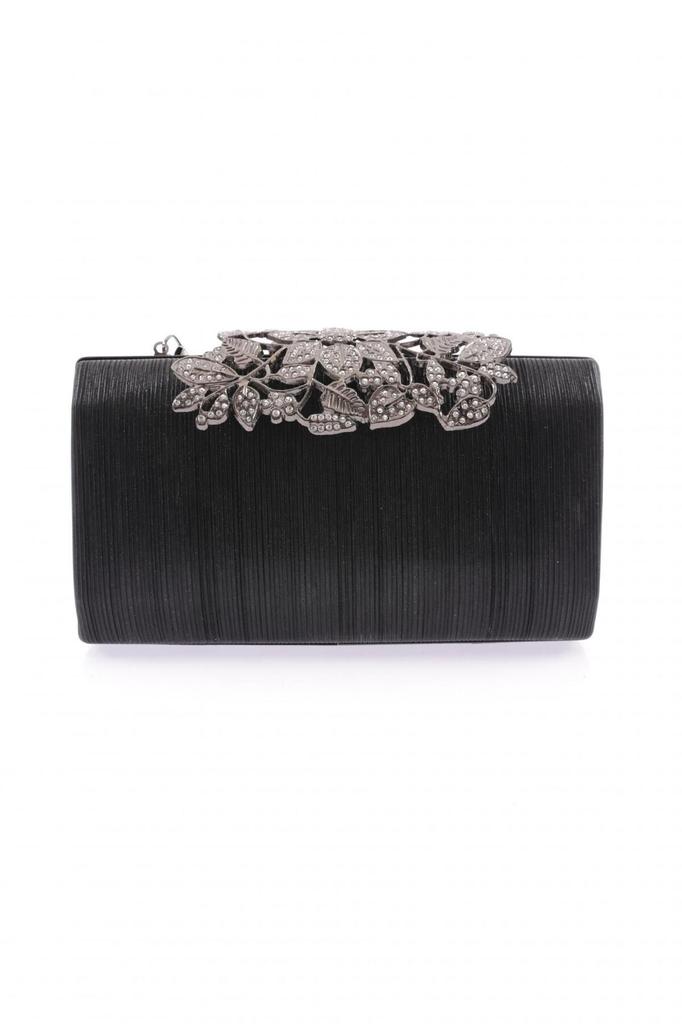 Women's Stylish and Useful Evening Dress Bag 260-23Y Women's Evening Dress Clutch Bag Laser Black