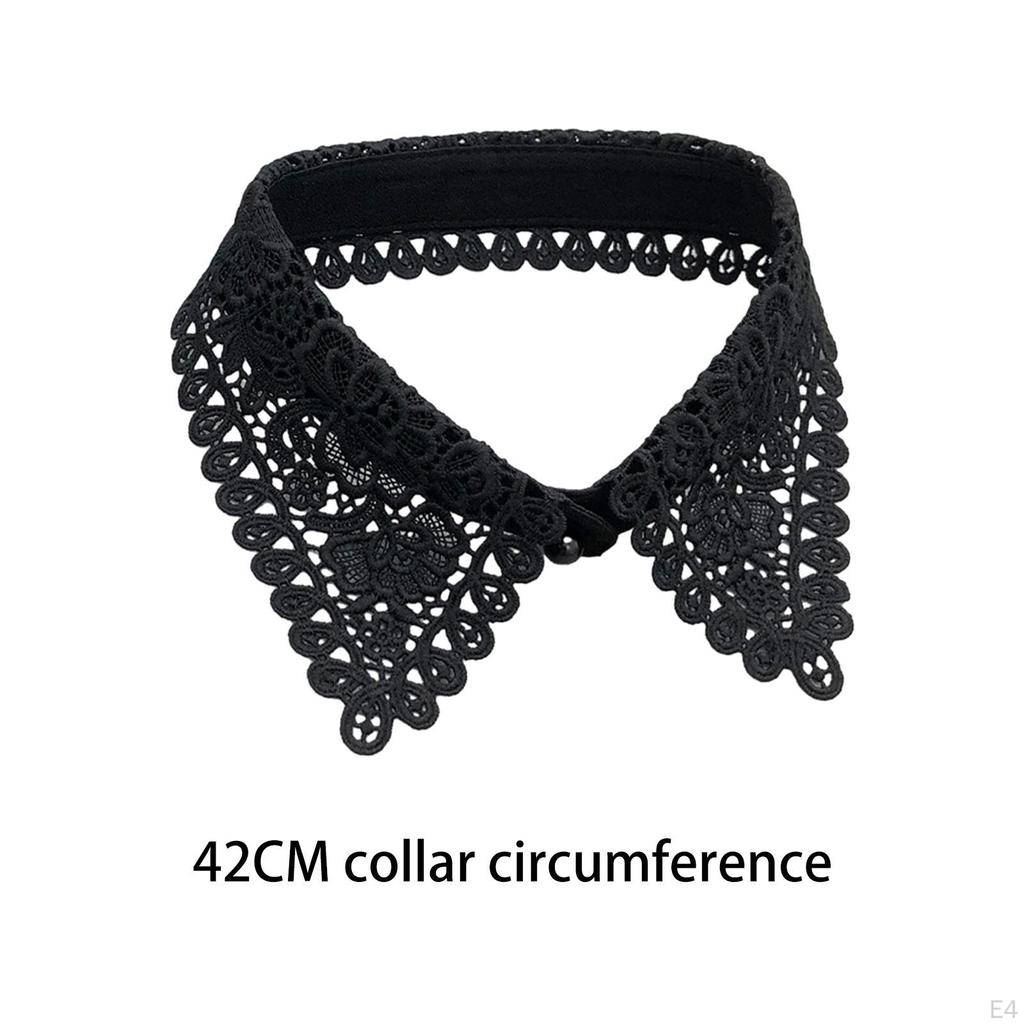 Fake Choker Clothes Accessories Chiffon Versatile False Neckwear Lapel for Women Girls