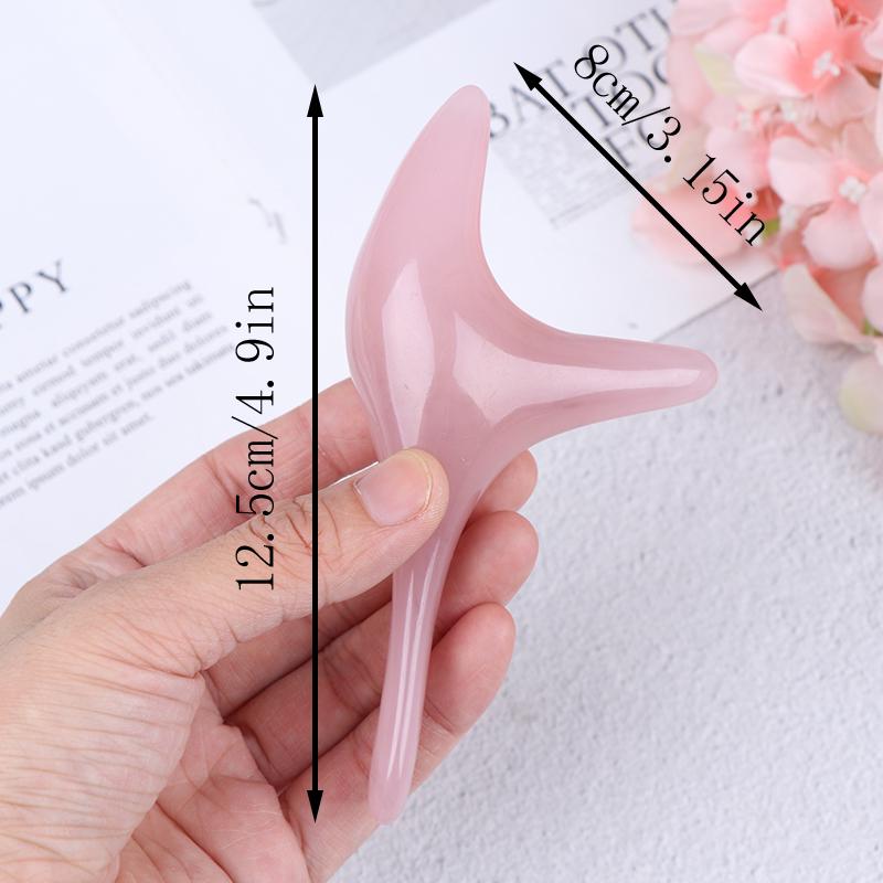 Natural Synthetic Resin Guasha Massage Face Tool Gua Sha Board Body Massager