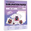Бумага для сублимации 8,5x11 дюймов, работает с сублимационными чернилами и струйными принтерами Sawgrass для кружек, футболок, светлых тканей и других заготовок для сублимации