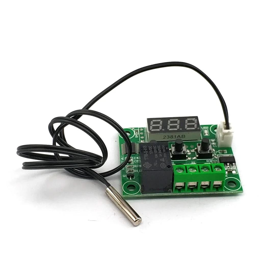 W1209 -50-100C DC 12V Digital Temperature Controllear Thermostat Temperature Control Thermostat Switch Plate W1209 Case