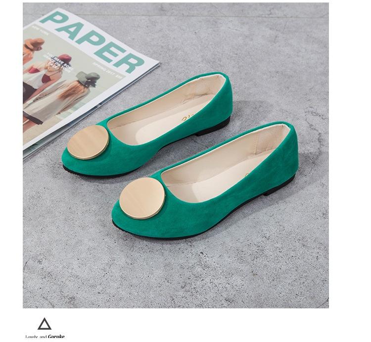 Женские однотонные удобные повседневные туфли без шнуровки большого размера на плоской мелкой подошве для девочек