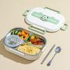 Portable Stainless Steel Lunch Box Cartoon 4 Grids Lunch Box Food Storage Box Lunch Use