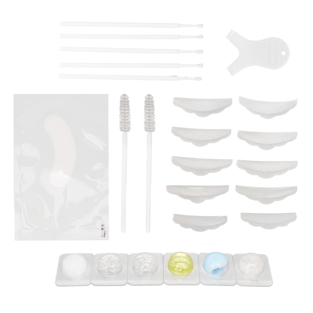 Набор для завивки ресниц Профессиональный одноразовый полуперманентный безопасный мягкий завивающий набор для подтяжки ресниц 12 мл Жидкость