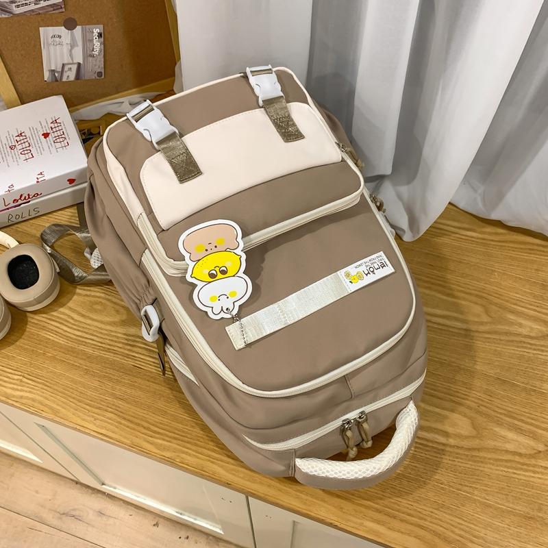 Рюкзак в студенческом стиле, женский школьный ранец, вместительный школьный ранец для учеников средней школы