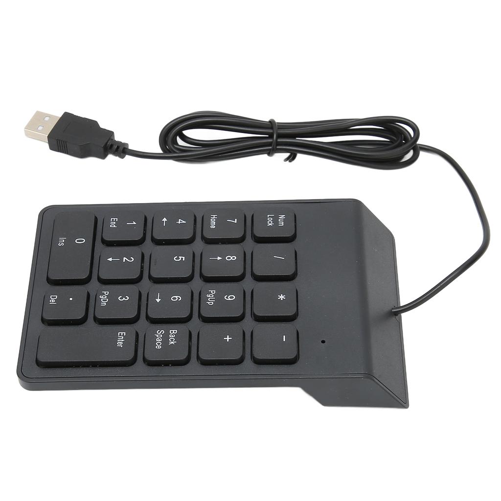 Numeric Keyboard USB Mini 18 Keys Numeric Pad Suitable for PC Desktop Notebook Computers