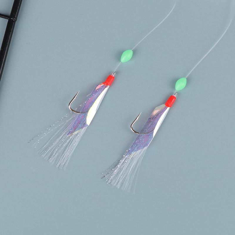 5 шт./упак. мягкие рыболовные приманки, оснастки, приманки, приманки, перья, приманки для сельди, инструмент для ловли скумбрии и глубоководных рыболовных снастей