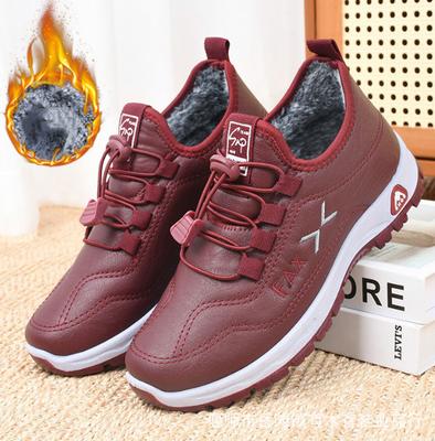 Мокасины из натуральной кожи и меха для женщин, спортивные кроссовки для пожилых женщин, мягкие, теплые, удобные