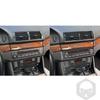Real Carbon Fiber Car Accessories Center Console Set Cover Soft Sticker For BMW 5 Series/M5 E39 1998 1999 2000 2001 2002 2003