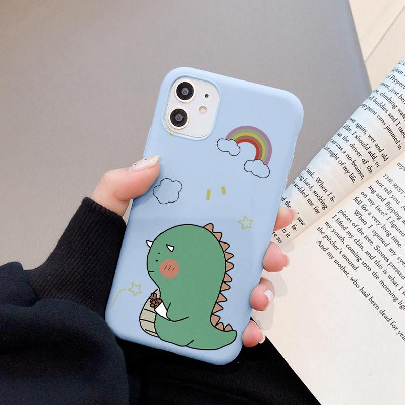 Case For Xiaomi Poco X3 M3 Pro F3 Mi 11 Lite Redmi 10 Note 9 8 Pro 10S 9S 9T 8T 9A 9C 9 8A 8 7 7A Dinosaur Butterfly Frog Cover
