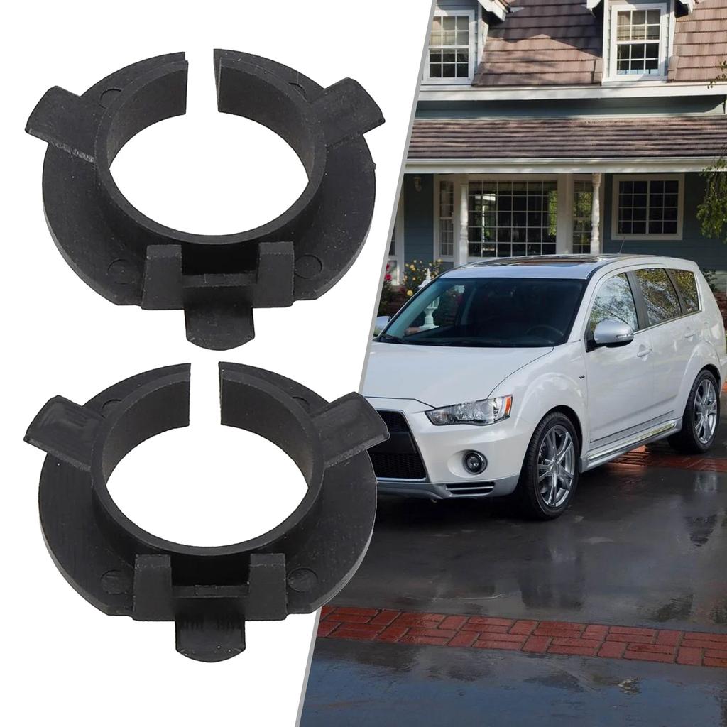 For Hyundai Mitsubishi For Kia H7 LED Headlight Holder 2pcs ABS Adapter Bulb Holder Left/Right Replaces Retainer