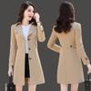 Women's Petite British-Style Trench Coat, Spring/Autumn 2025, Popular Mid-Length Casual Korean Design