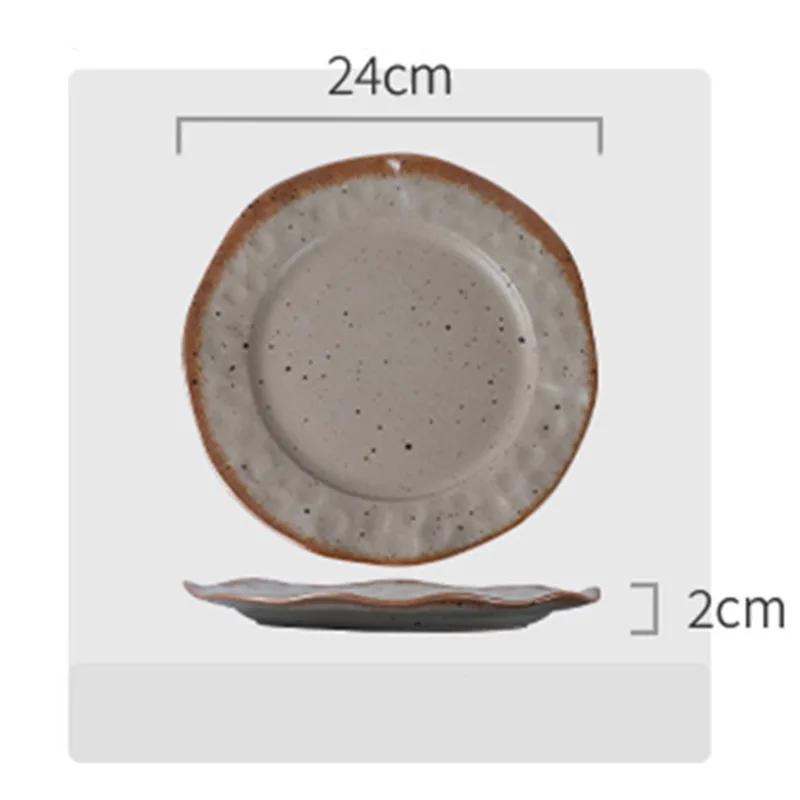 Креативные керамические тарелки в форме листьев лотоса, уникальные нестандартные десертные салатные тарелки, домашние вкусные блюда, обеденная тарелка, изысканная столовая посуда