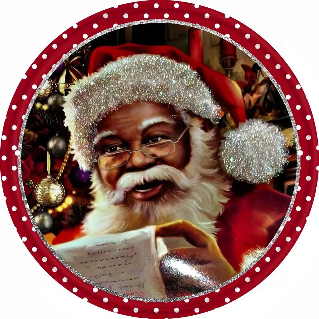 Круглая металлическая жестяная вывеска, художественная роспись, венок, декоративные тарелки, мультяшный снеговик, рождественский постер для декора стен дома, сада, гаража