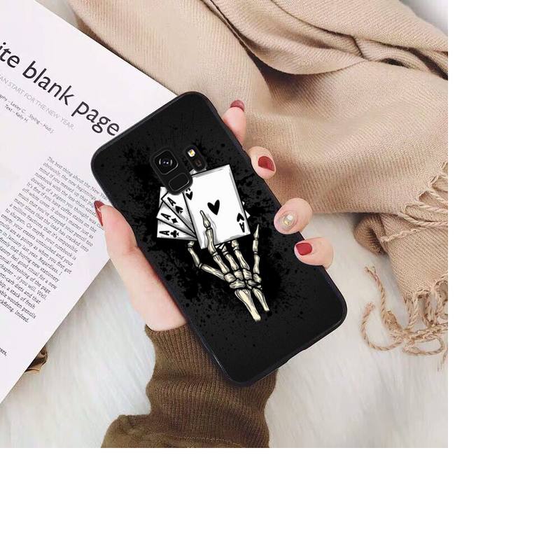 Poker Phone Case For Samsung Galaxy S20 S10 Plus S10E S5 S6 S7edge S8 S9 S9Plus S10lite 2020