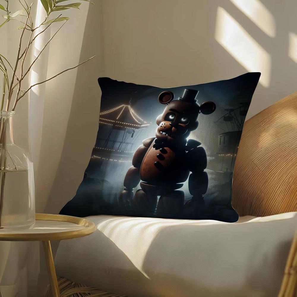 Moviefiven-Nightsatf-Freddys2 Pillow Case Pillowcase, Double-Sided Printed, Sofa Cushion, Bedroom Headboard