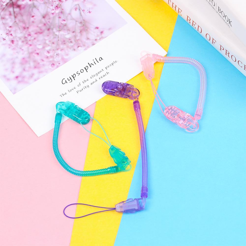 1PC Anti-lost Chain Soother Chew Toy Nipple Strap Dummy Clips Pacifier Chain Baby Teething