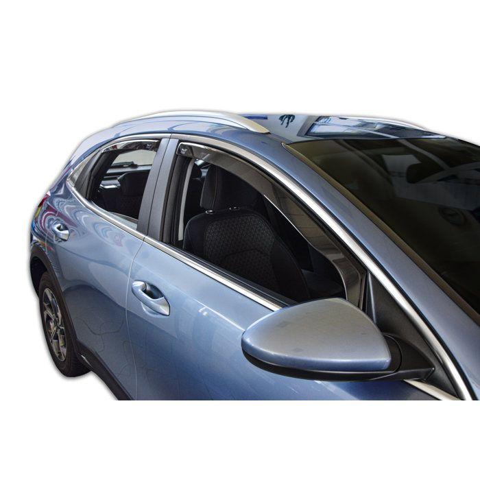 Déflecteurs d'air - HEKO - Kia X Ceed (depuis 2019) - 4 pcs - Teinté fumé - Montage sans perçage