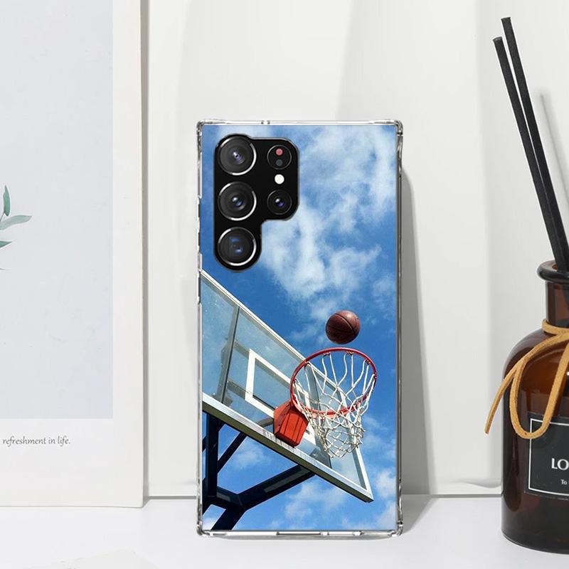 Basketball Basket Play Phone Case For Samsung Galaxy S26 S25 Edge S24 FE S23 S22 Ultra S21 Plus S20 + Art Fundas Back Cover Gala