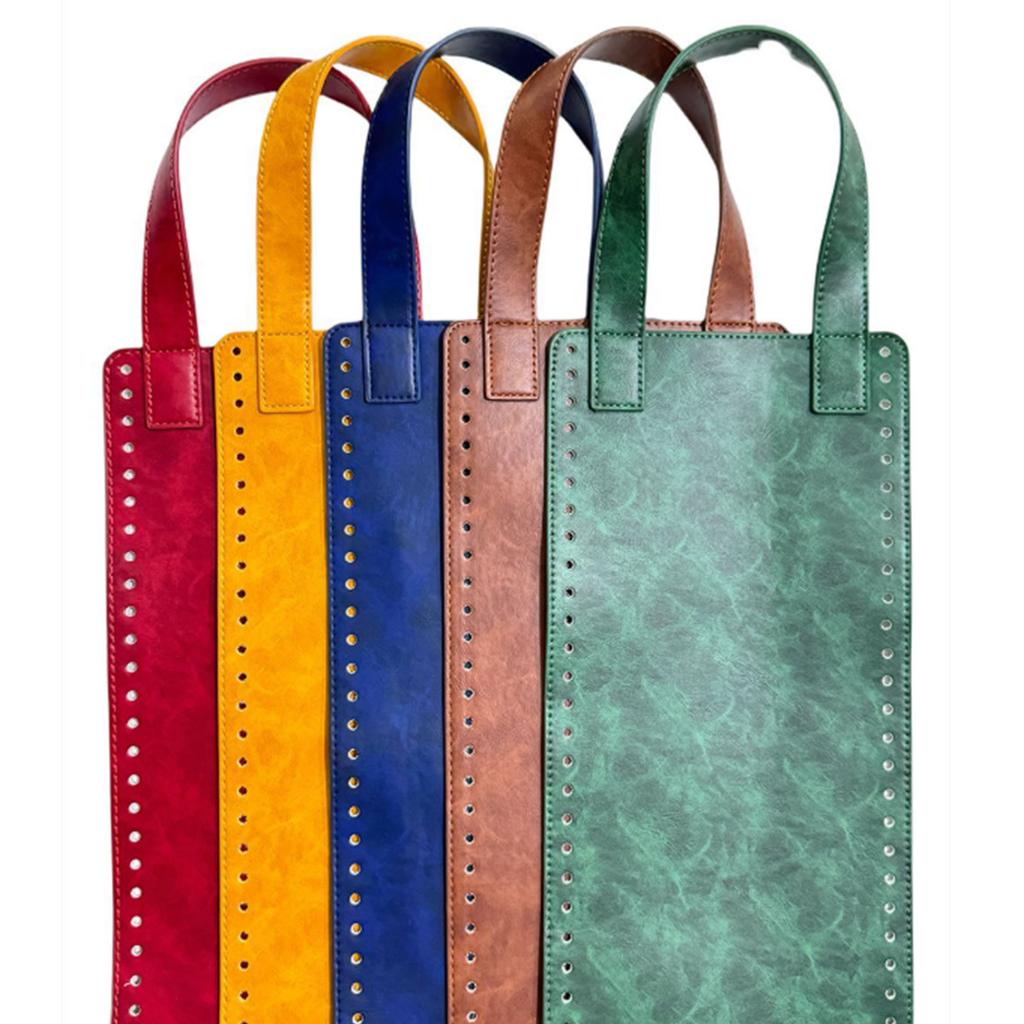 Инструмент для вязания сумок из ПУ кожи, аксессуары для вязания крючком, женское рукоделие, подарок, детали для шитья и ремонта