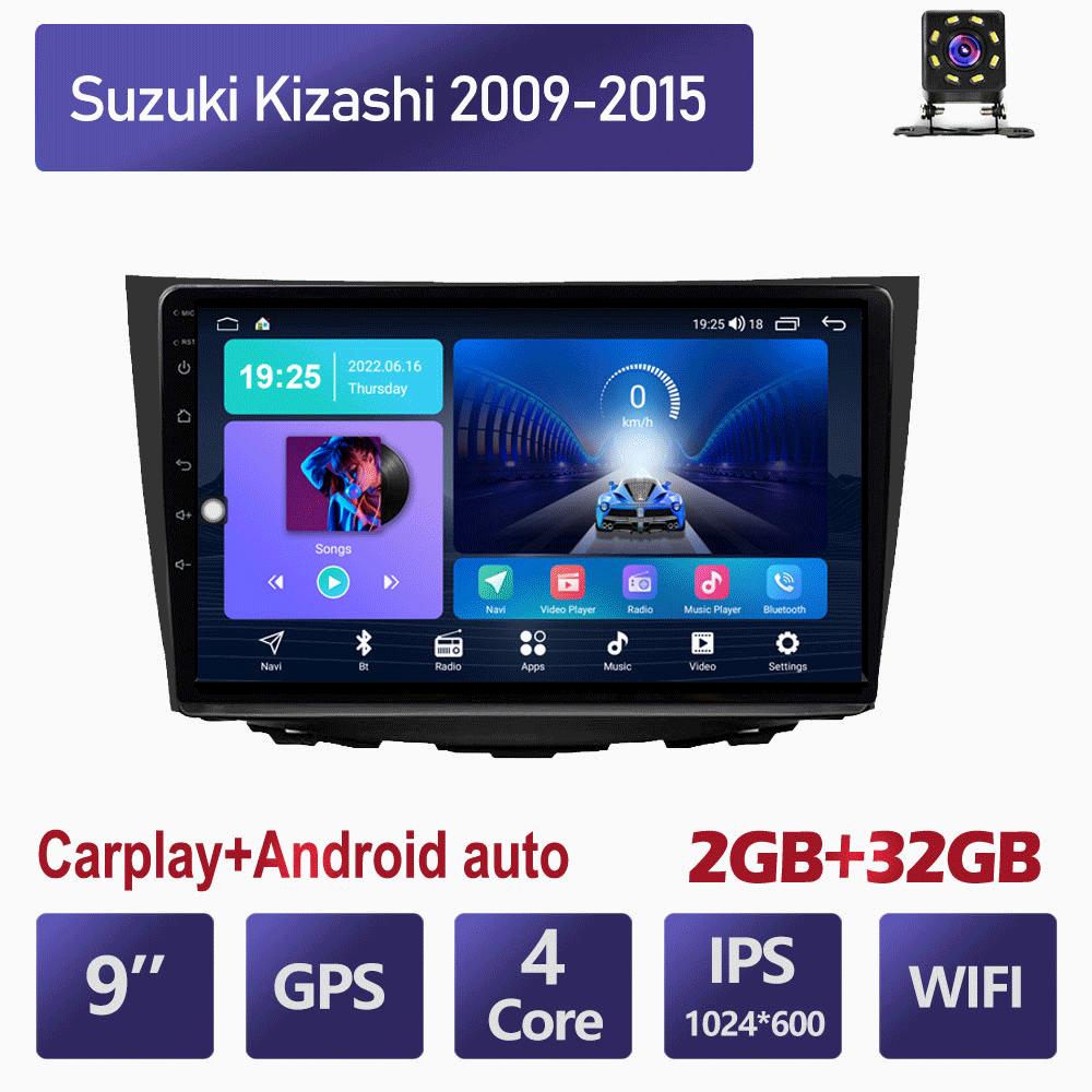 Для Suzuki Kizashi 2009-2015 автомобильное радио Android GPS навигация стерео QLED мультимедийный плеер головное устройство CarPlay