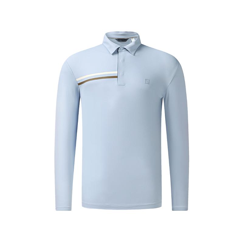 Fila Мужская футболка-поло с длинным рукавом Golf Cool Touch, однотонная, мужские топы A11M645232FLB