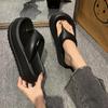 Fashion EVA Slippers Women's Summer Shoes Wedges Platforms Flip Flops Home Beach Bathroom Cloud High Heels  and Low Price