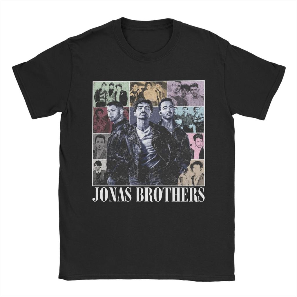 Мужская Женская J-Jonas Band B-Brothers Тур Футболка Поп Музыка 100% Хлопок Одежда Короткий Рукав Круглый Вырез Футболки Идея для Подарка Футболки