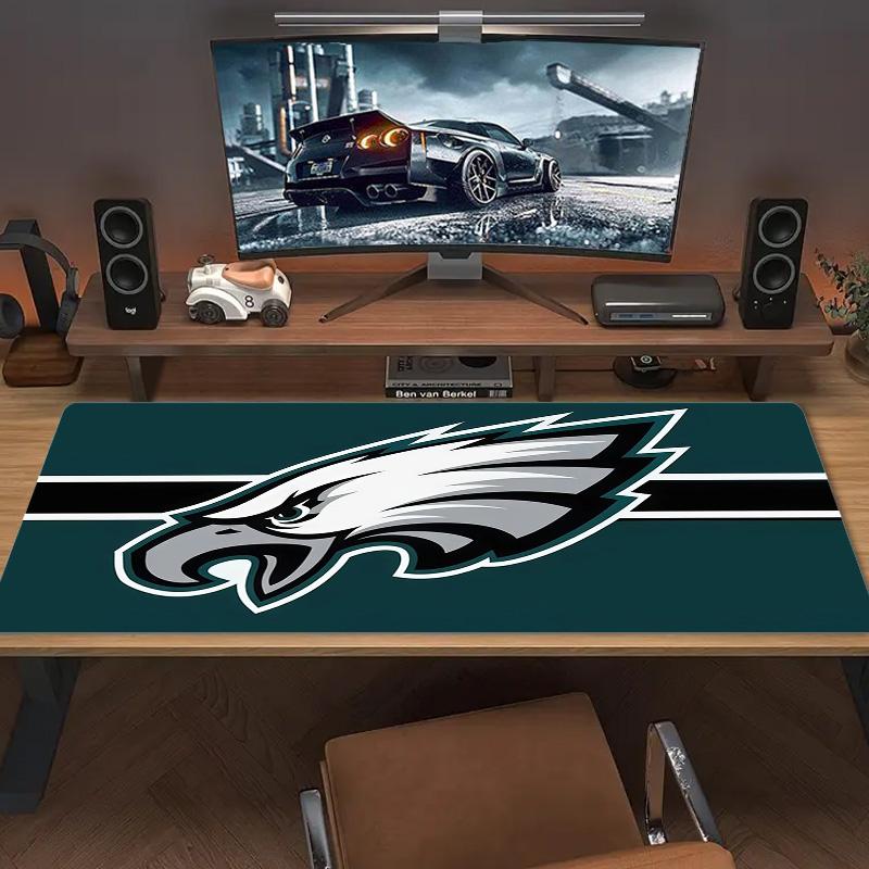Philadelphia Eagles Print Cushion Non-slip Laptop Tablet Big Mousepad XXL Mat Mini PC Playmat With Lock edge