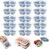 15Pcs Sealed and Leak-proof Sauce Cup Containers Reusable Sauce Food Box Portable Sauce Box