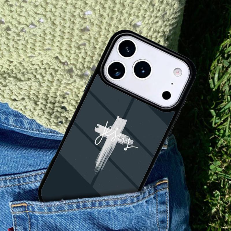Чехол-накладка с крестом на Библии, христианский, католический, для IPhone 11 12 13 14 15 16e 17 Pro Max, Coque для IPhone 17 Air