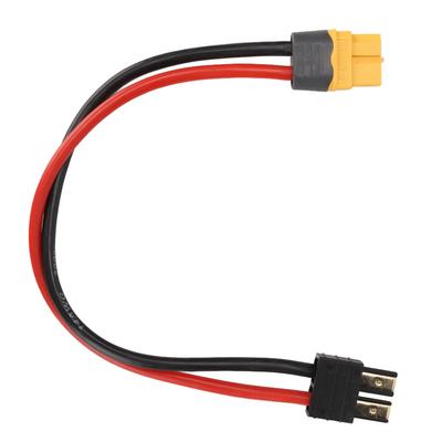 Кабель-адаптер XT60H F к папе 14AWG Кабель-адаптер со штекером XT60H F для RC автомобиля, лодки, дрона