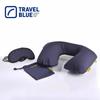 TRAVELBLUE Портативный надувной дорожный комплект: подушка U-образной формы и маска для глаз