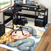 1pc Giraffe Print Chair Mat, Non-Slip Carpet for Office Chairs, Suitable for Home Decor, Living Room, Bedroom, Game Room, Festive Gift, All Seasons Un