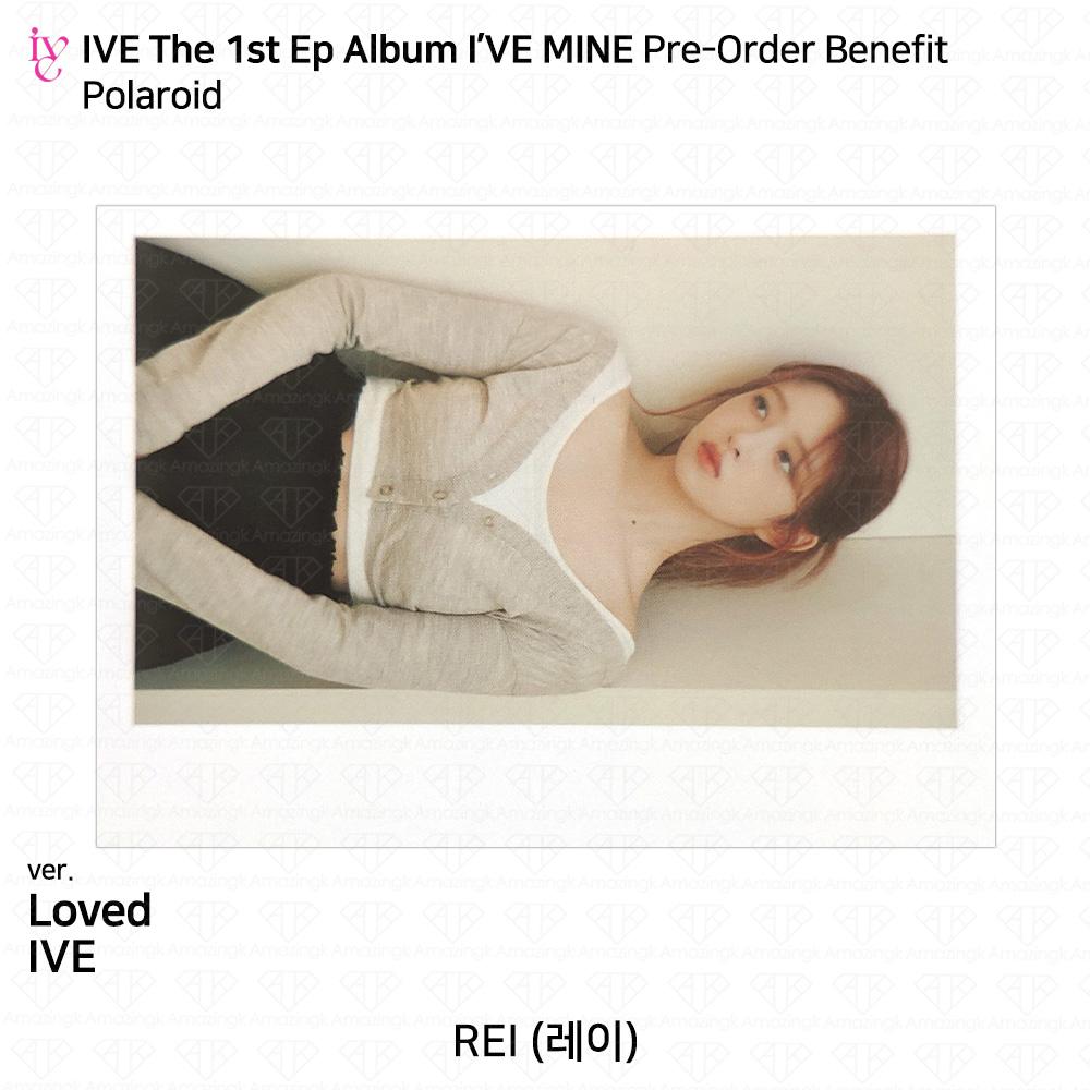 IVE Официальное фото первого EP I'VE MINE, стикер Polaroid, сложенный постер KPOP