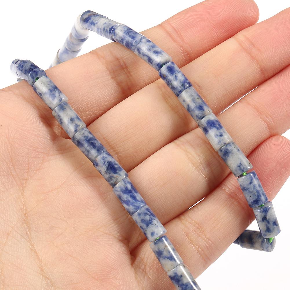 5x8 мм натуральные матовые камни, говлит, кристалл, яшма, агат, трубчатая колонна, свободные бусины для изготовления ювелирных изделий, аксессуары для браслетов «сделай сам», 15 дюймов