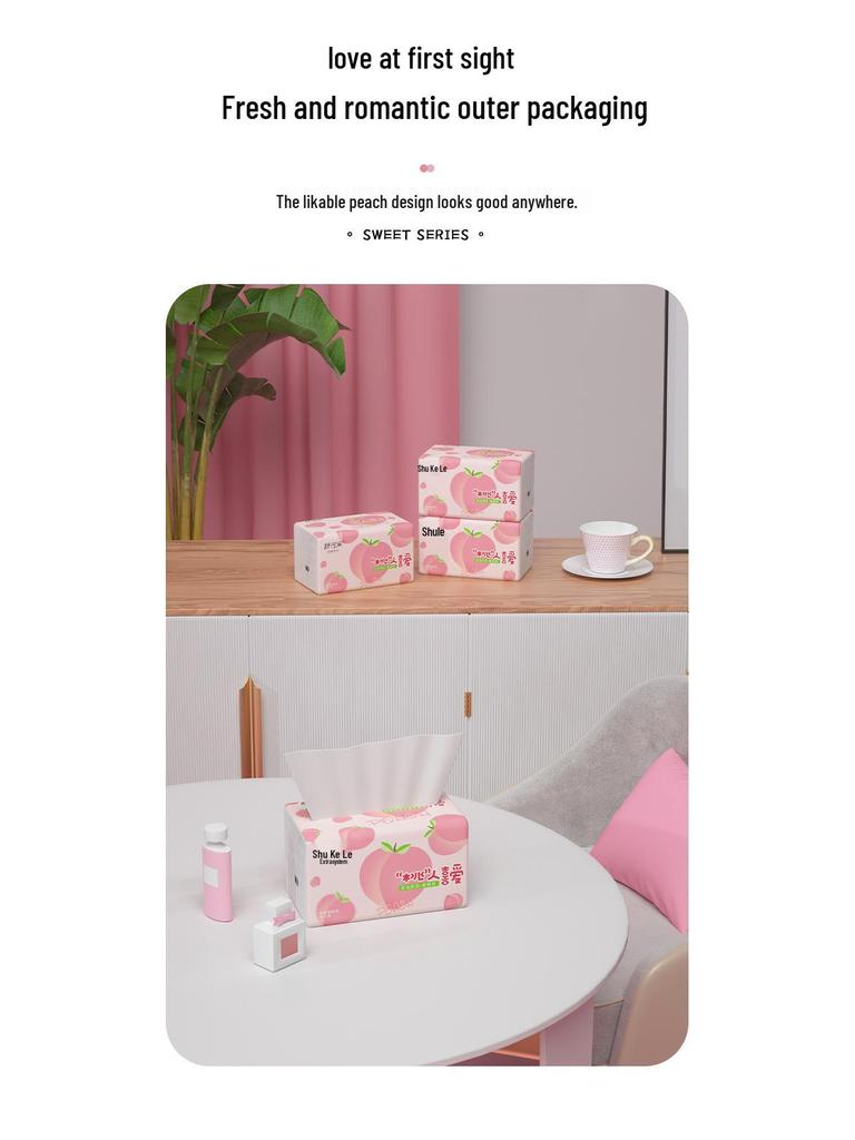 30 упаковок Extra-Thick Original Wood Pulp Facial Tissues с повышенной влагостойкостью