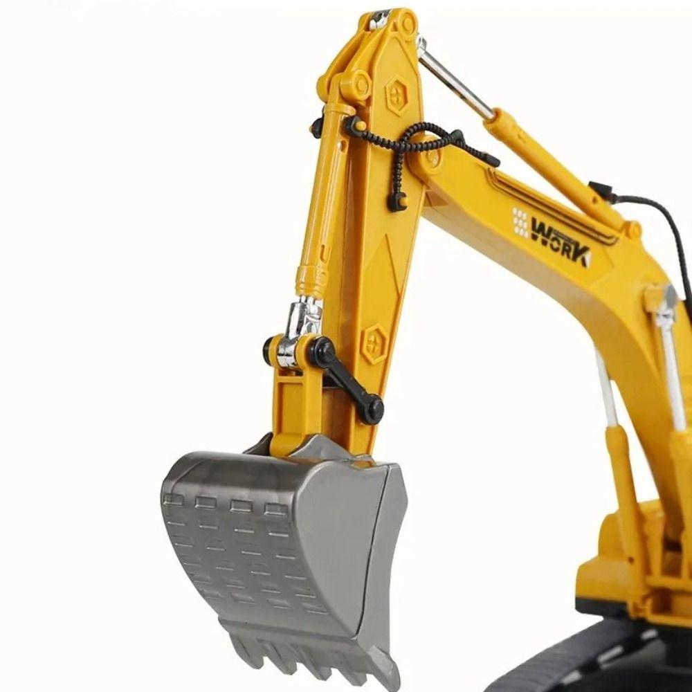 Flexible Joints Excavator Model Toy Rotatable Construction Vehicle Model  Collection